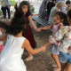 Refugee Children Playing In Crete