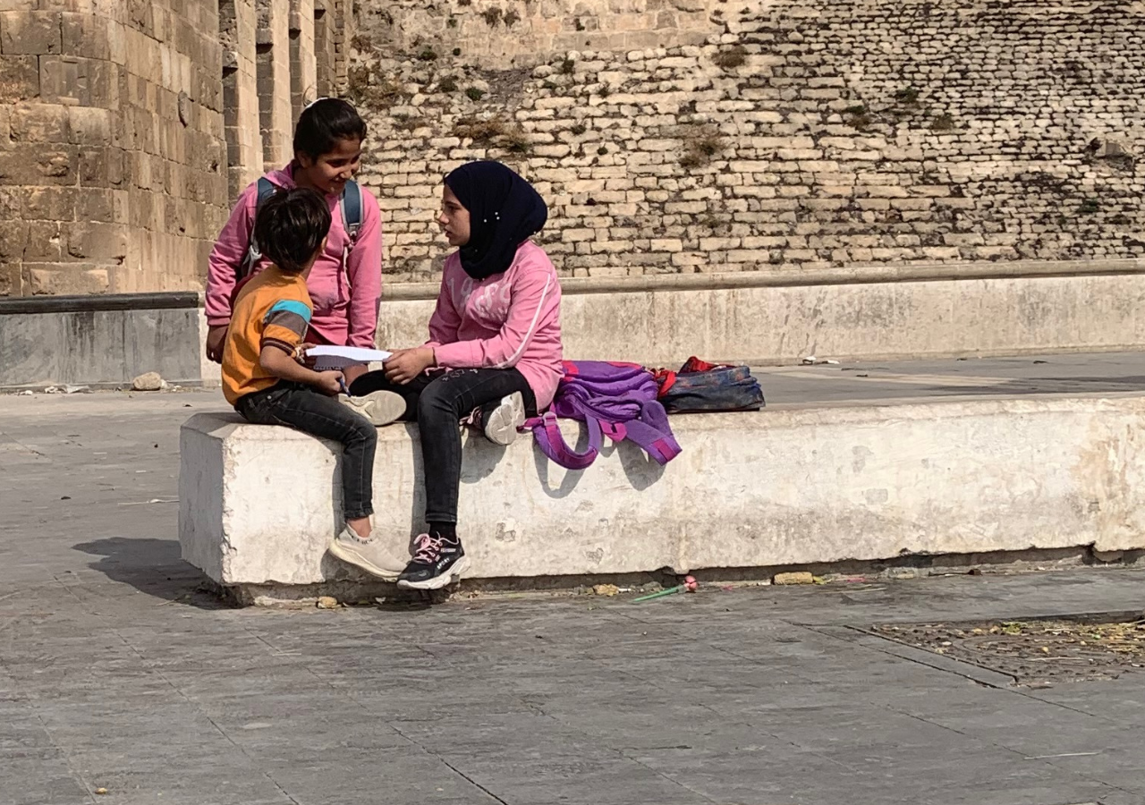 Young Students In Aleppo, Syria